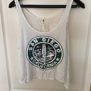 San Diego, CA Starbucks Logo Tank Top